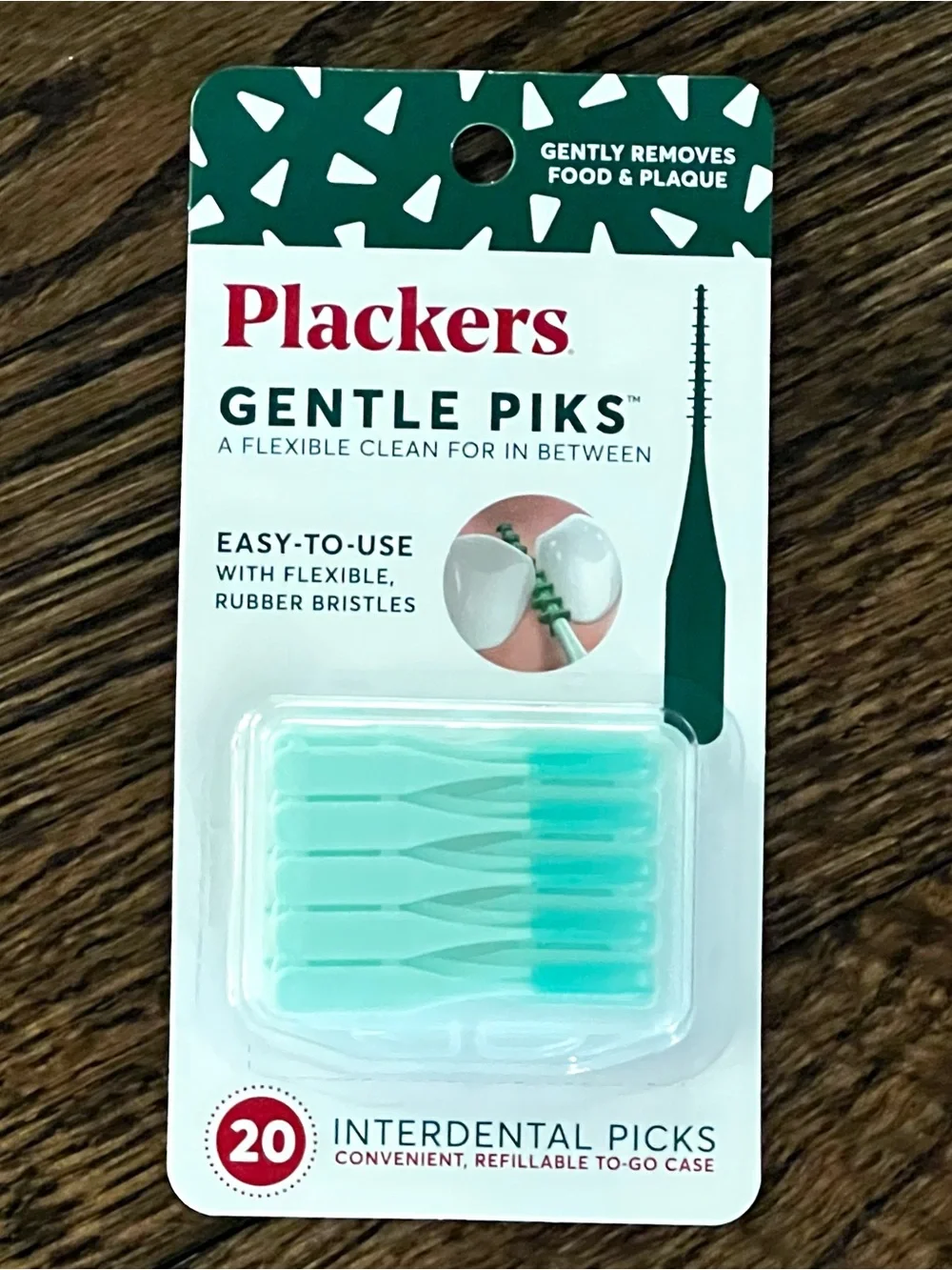 Gentle Piks Mint Green Interdental Picks